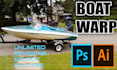 do unique and professional boat wrap design