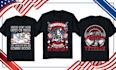 do USA military and veteran army t shirt design
