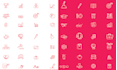 design custom vector icon set