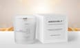 do minimal candle label design, DIY candle care sticker, candle jar 3d mockup