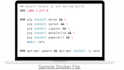 do anything related to docker, dockerfile, compose, images, and containers