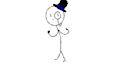 draw a very fancy stick man for you