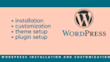 do professional wordpress installation theme setup and demo import
