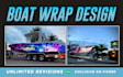 do creative boat wrap yacht wrap design for you