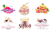 design creative candy, sweets, bakery, restaurant, food logo