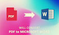 convert PDF to ms word and excel