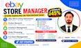 manage your ebay, noon store for more sales,  efficiency
