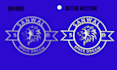 do manual vector tracing and redraw, covert jpg to vector