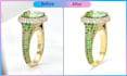 do jewelry retouching and touch up of 3 imagesst