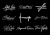 design handwritten, signature, cursive, startup logo