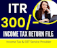income tax return itr1 , itr 2, itr3 , itr4