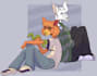 draw your furry character in my cute cartoony art style