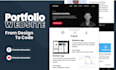 design, redesign portfolio or personal website with wordpress