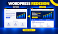 design, redesign, clone, duplicate wordpress website elementor, divi, gutenberg