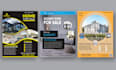 design food flyers, property flyers, education flyers