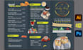 design digital menu, food menu, restaurant menu card