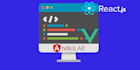 build your software apps and web in frontend with bootstrap and react native