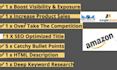 do listing creation, amazon content writing and optimization