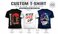 design professional custom tshirt and merchandise
