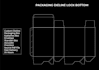 create dieline template packaging box