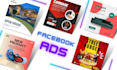 design premium high converting facebook ad images