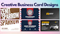design creative and professional business card