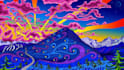 make trippy psychedelic animated lyric video and visualizer