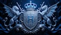 design regal luxury heraldic crest coat of arms logo