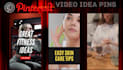 create professional high quality pinterest video pin ads