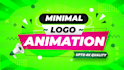 create custom minimalistic logo animation and youtube intro