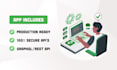develop a backend app for your website and mobile app