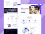 design unique landing page, website UI UX in figma
