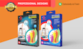 create unique gloves box design and packaging design