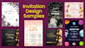 design a perfect invitation card for any event