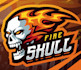 design a professional modern skull logo