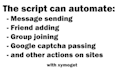create web automation program or software with python