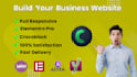 design, redesign, clone wordpress business website blog elementor pro crocoblock