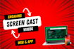 do screencast how to use website or app tutorial video