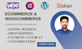 develop user friendly ecommerce website with woocommerce