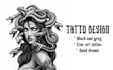 draw high detail black and grey tattoo design with realistic shading