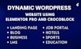 build landing page, wordpress website, business website by elementor pro