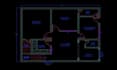 draw 2d architectural floor plan by using autocad
