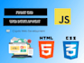 create website using HTML CSS and javascript