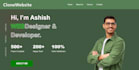 create copy clone develop exact similar website landign page in HTML CSS