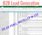 do b2b leads, google map scraping, lead generation
