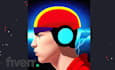 make crazy designs about yourself cartoon style and 3d fast