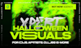 create a halloween themed vj loops, live visuals
