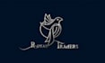 create modern line art wedding logo, badge, sticker or symbol icon design