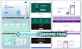 design high converting landing pages using unbounce, clickfunnels and webflow