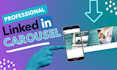 make a professional linkedin carousel post